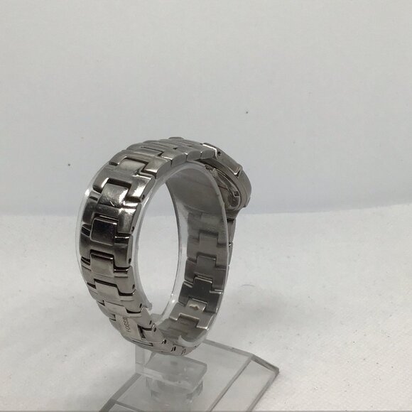 Fossil FS-2651 "STEEL" Women's Silver-Tone Quartz Watch 26mm Date Pre-owned - Picture 7 of 15